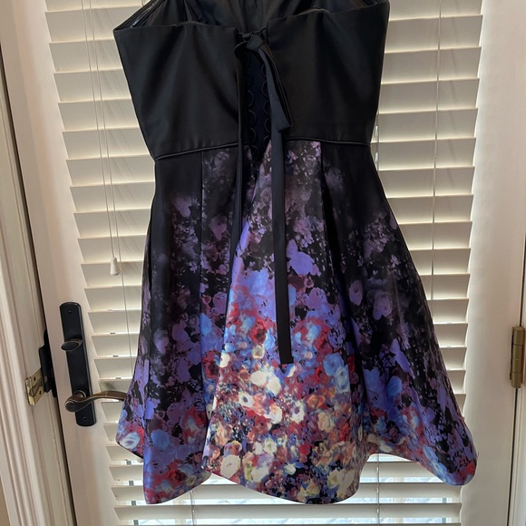 Beautiful, special event dress. Strapless Betsy &Adam corseted/floral skirt, 4 - Picture 4 of 10